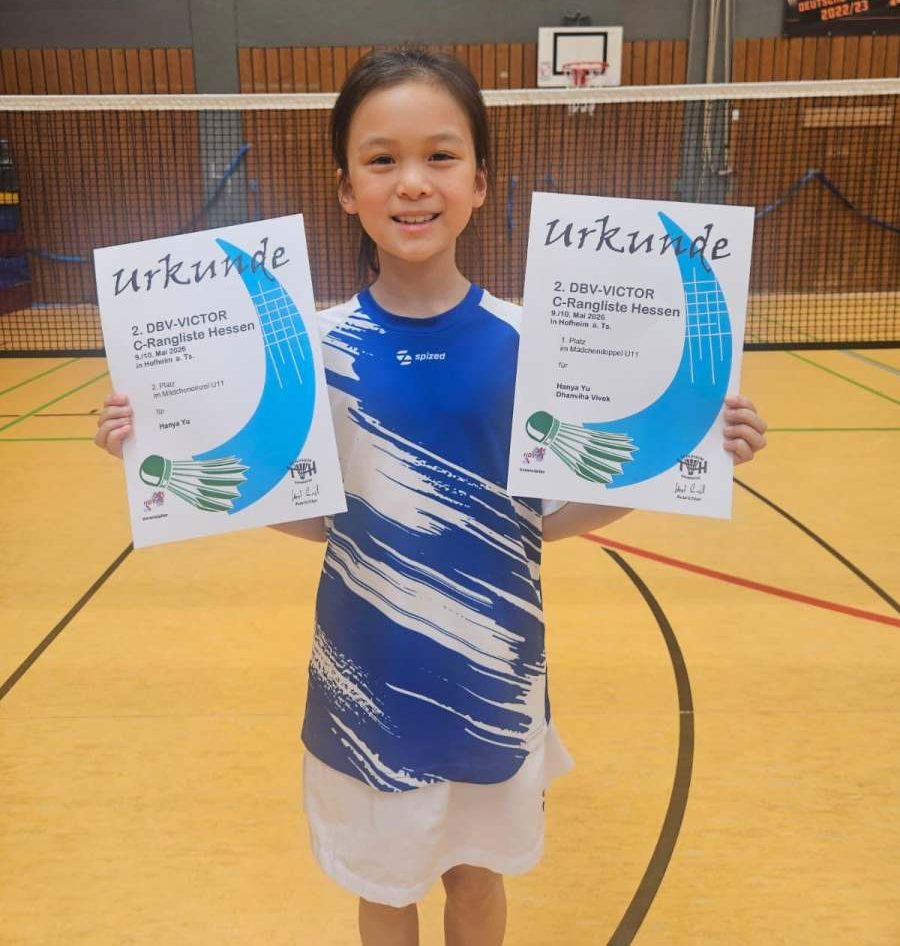 Goldfieber bei den Taunus-Talenten der Badminton Abteilung